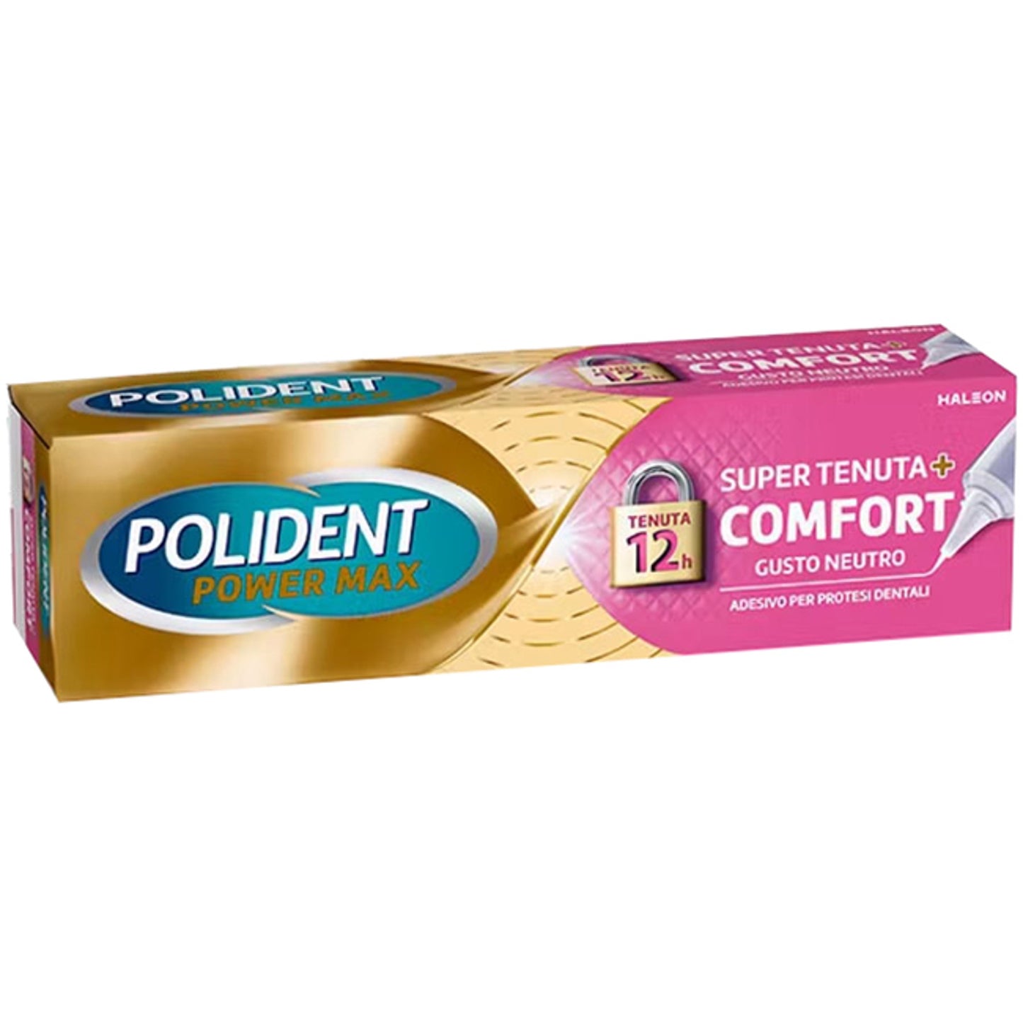Crema Adesiva Protesi Dentali Polident Power Max Super Tenuta+Comfort 70 G