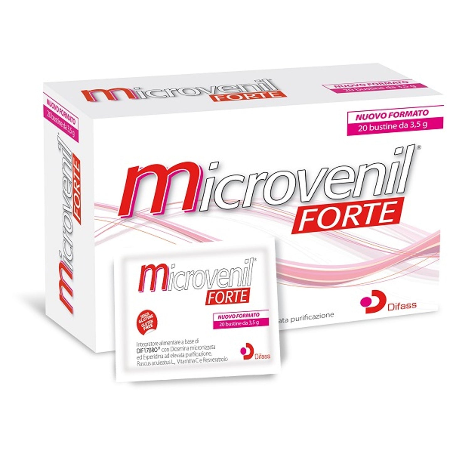 Microvenil Forte 20 Bustine Da 3,5 G