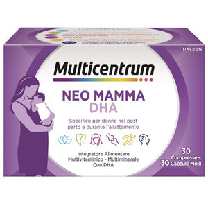 Multicentrum Neo Mamma Dha 30 Compresse + 30 Capsule Molli