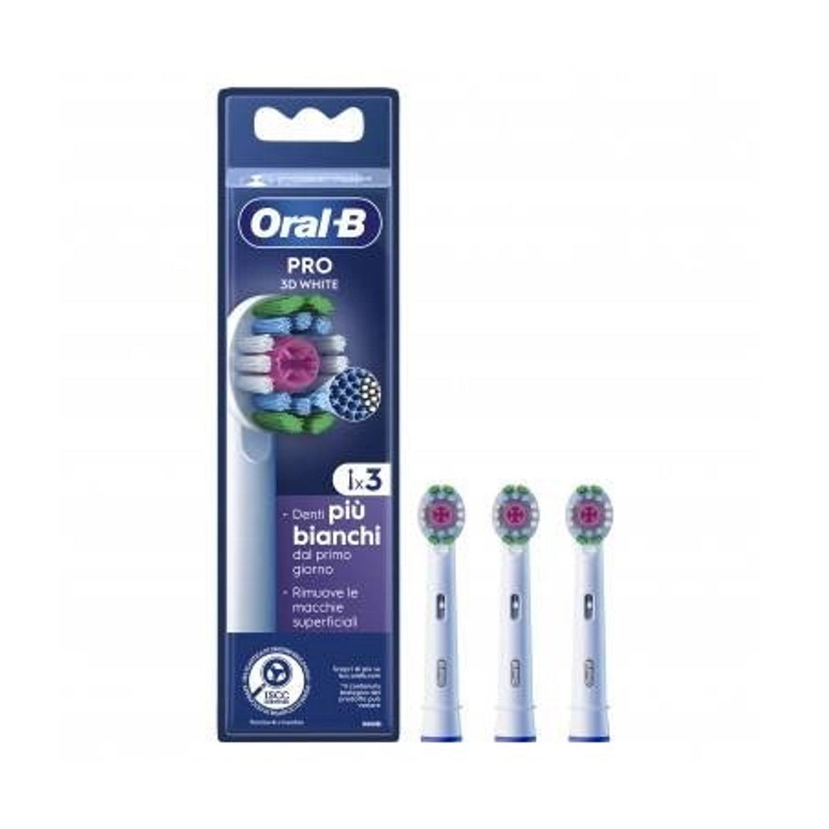 Oralb Power Refill Eb50-3 Crossaction 3 Pieces