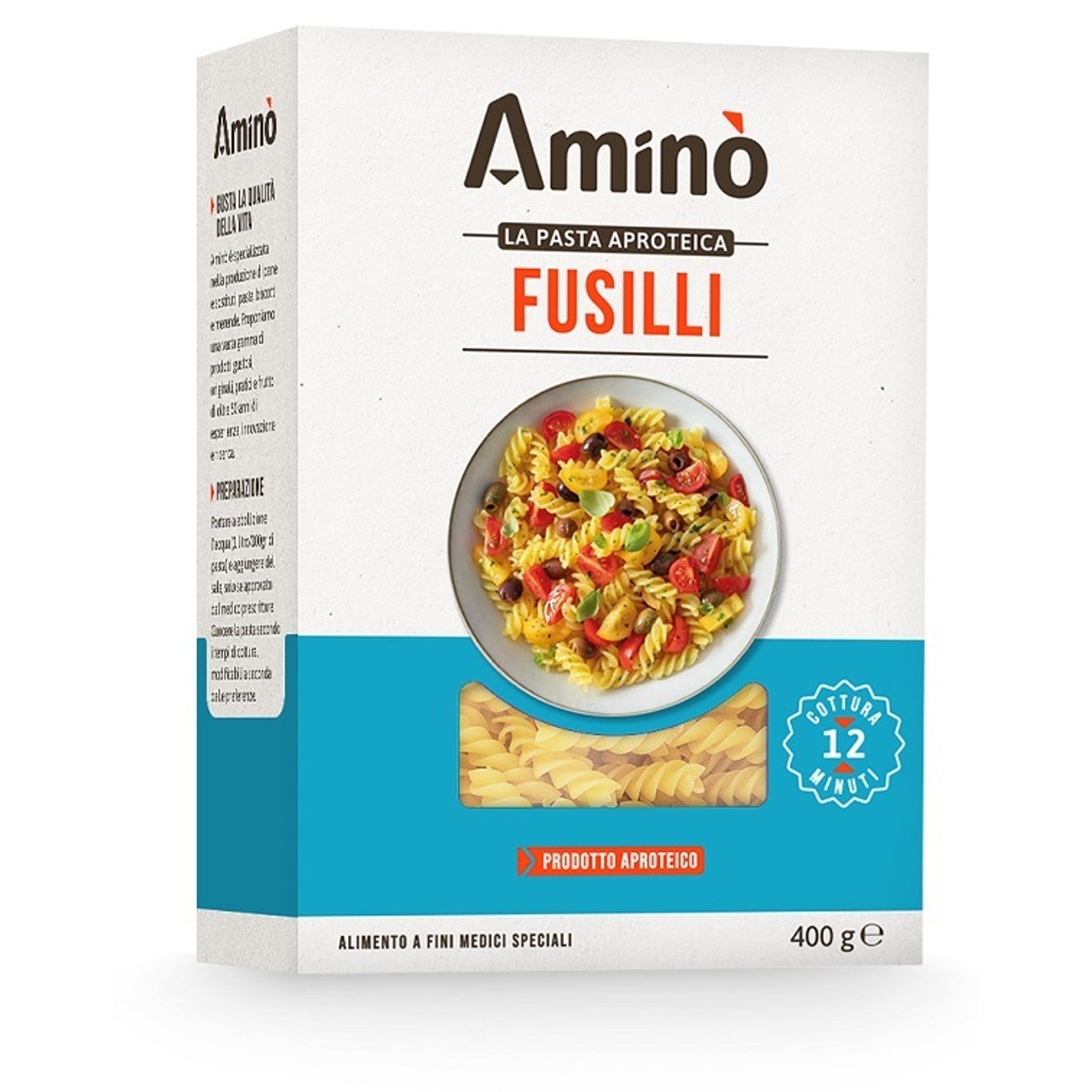 Amino' Low-Protein Pasta Fusilli 400 g