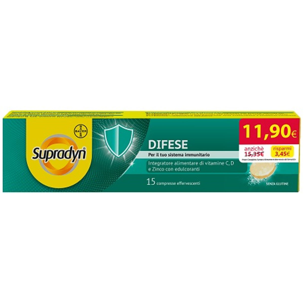 Supradyn Défenses 15 Comprimés Promo