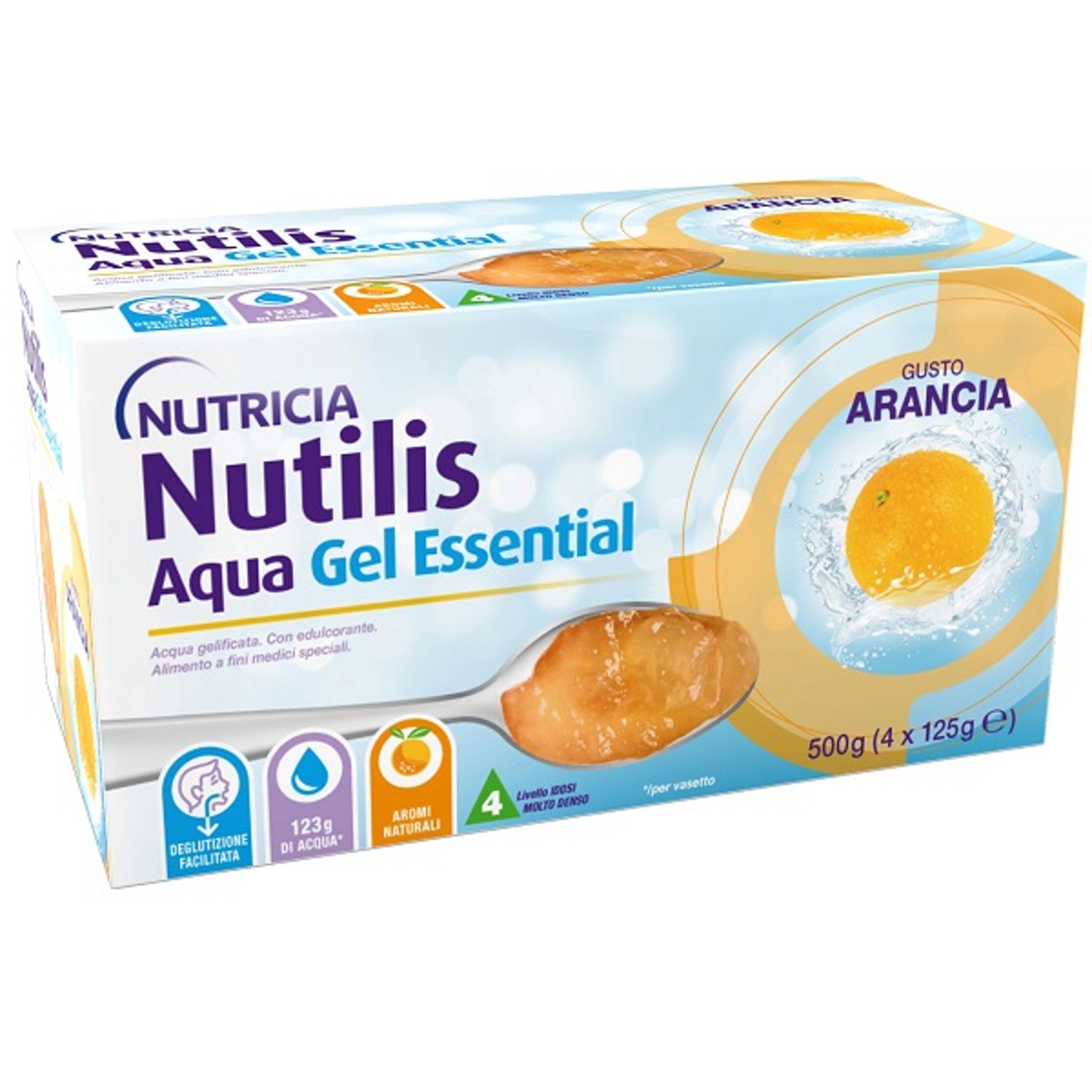 Nutilis Aqua Gel Orange 4 x 125g