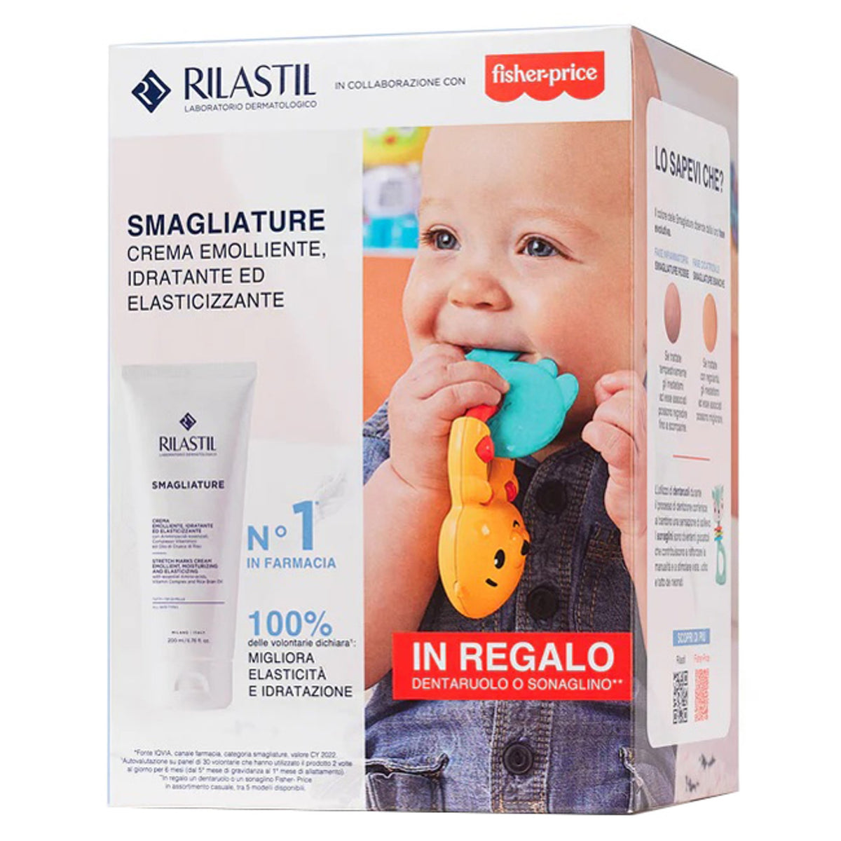Rilastil Stretch Marks Cream 200 ml + Kids Gadget