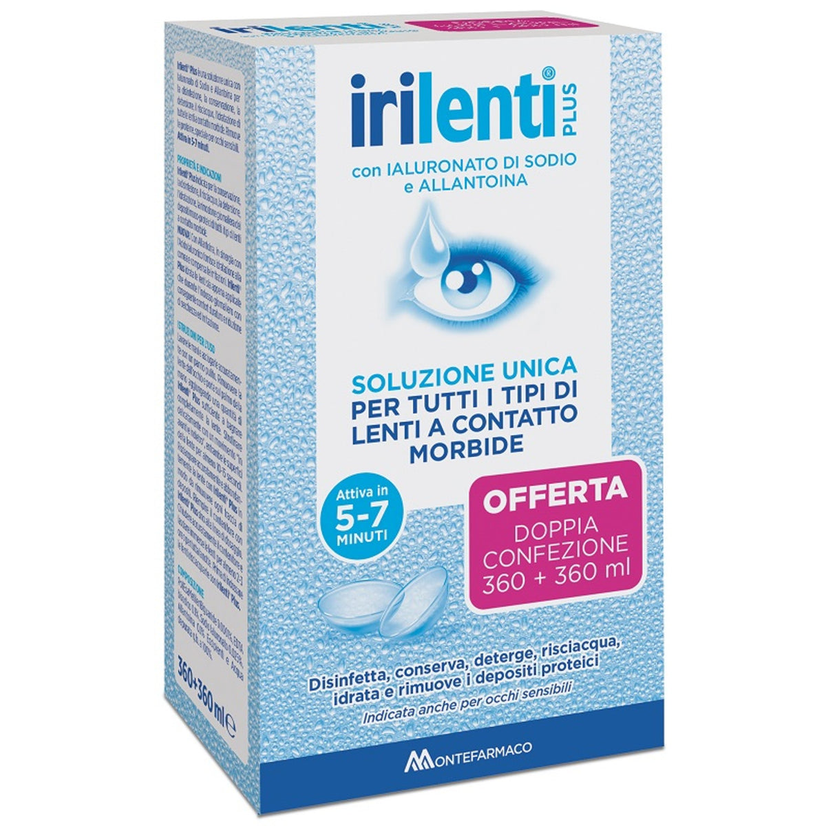 Irilenti Contact Lens Multi-Purpose Solution 2 x 360ml