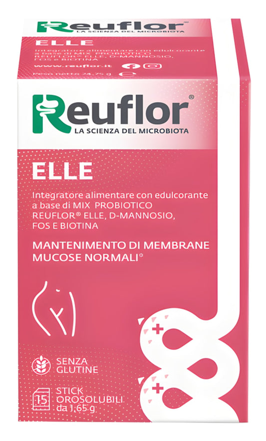 Reuflor Elle 15 Stick Orosolubili Da 1,65 G Senza Glutine
