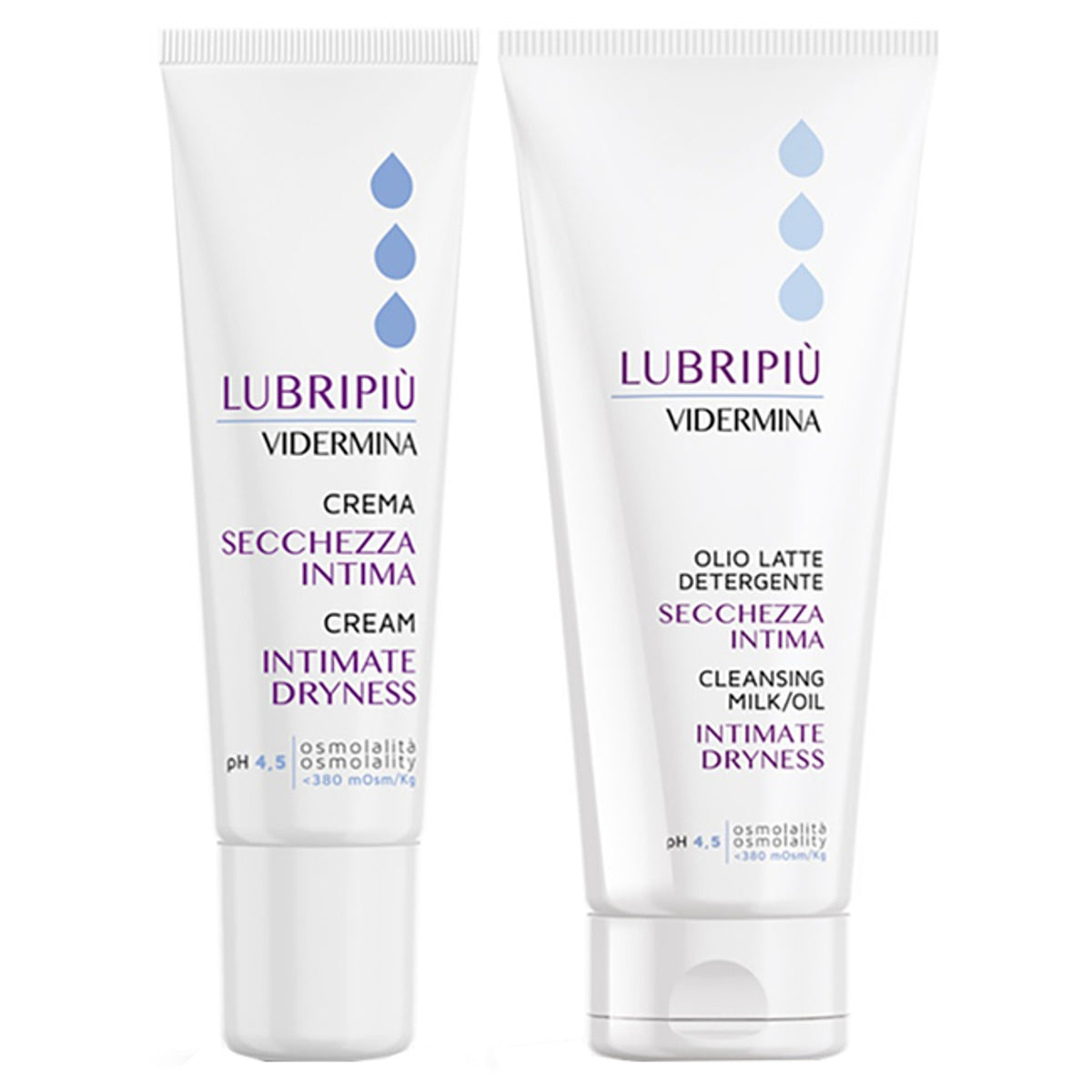 Vidermina Lubripiu' Crème 30 ml + Huile Lait 50 ml