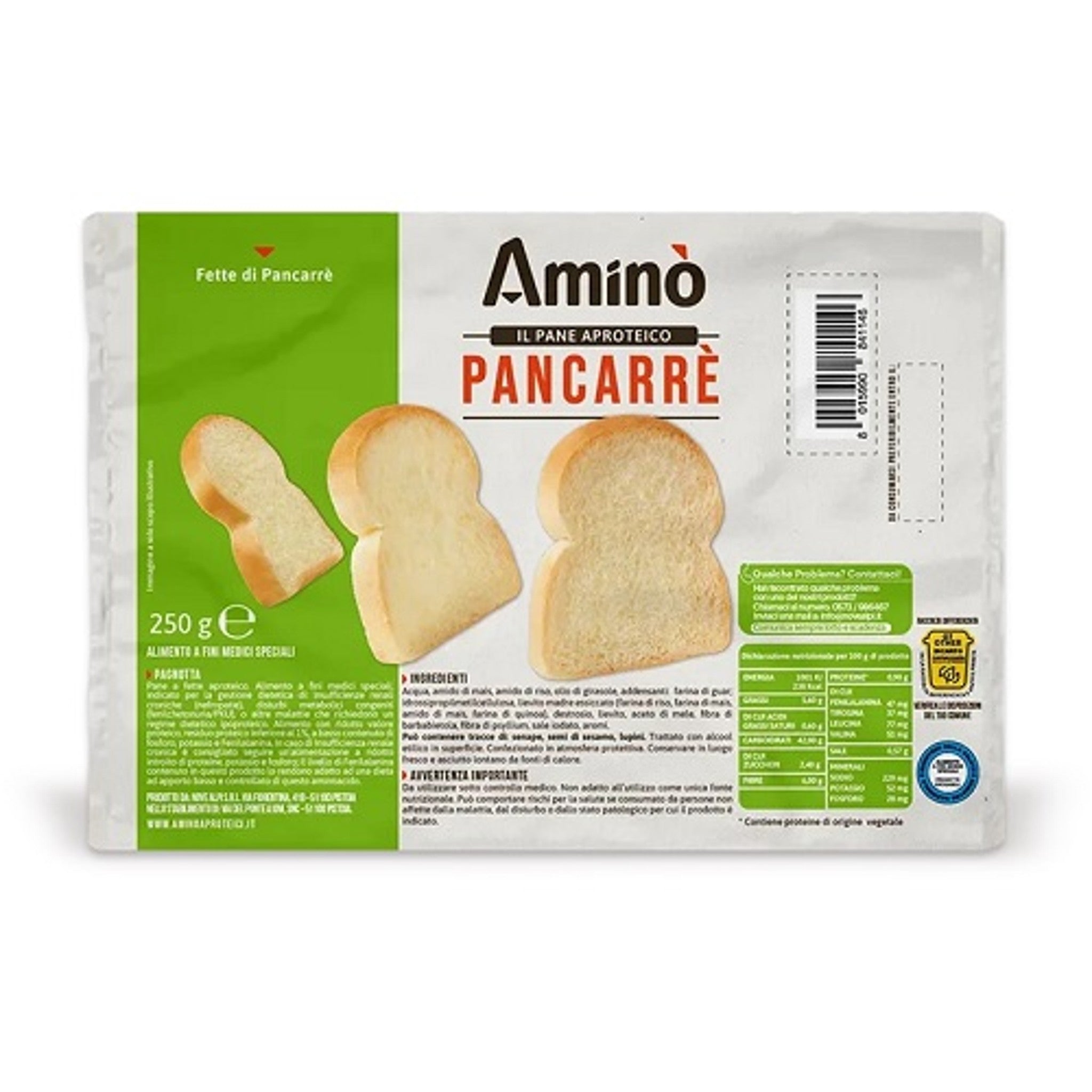 Amino' White Bread 250 G