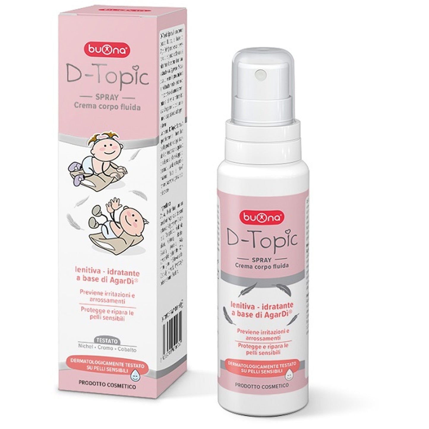 Dtopic Emulsione Crema Corpo Fluida Lenitiva Idratante A Base Di Agardi' 100 Ml