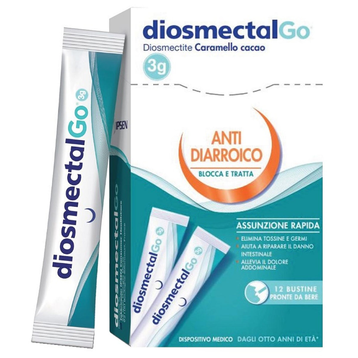 Diosmectalgo Caramel Cocoa 12 Stick