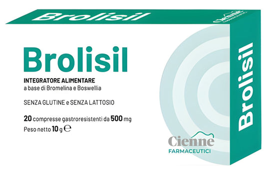 Brolisil 20 Compresse Gastroresistenti Da 500 mg Senza Glutine Senza Lattosio