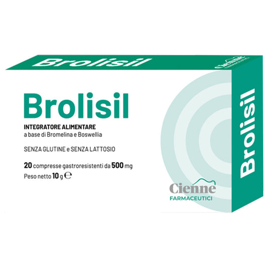 Brolisil 20 Compresse Gastroresistenti Da 500 Mg Senza Glutine Senza Lattosio