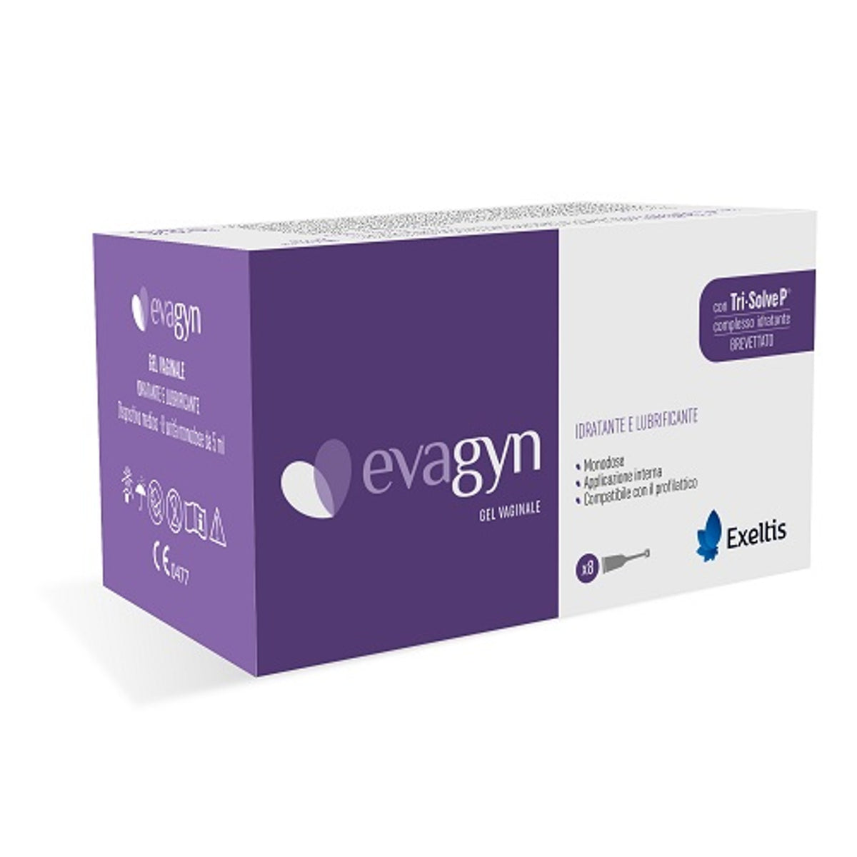Evagyn Ginhyal Deli Vaginal Applicator 8 Pieces 5 Ml