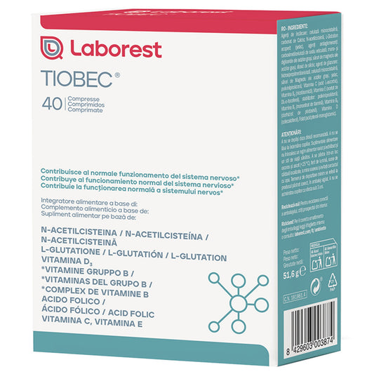 Tiobec 40 Compresse Nuova Formulazione Senza Glutine Senza Lattosio