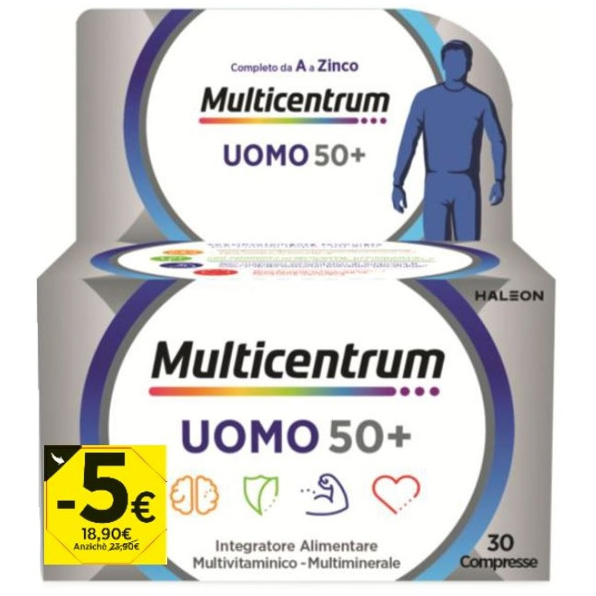 Multicentrum Uomo 50+ 30 Compresse Promo 2026