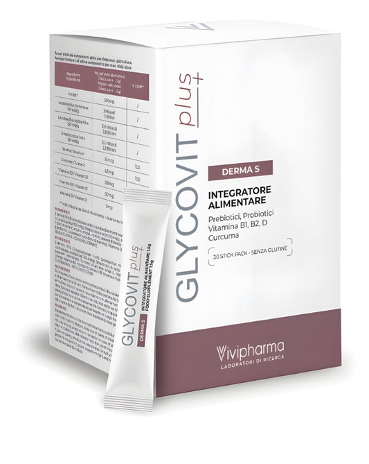 Glycovit Plus Derma S 30 Stick Pack Senza Glutine Con Edulcorante