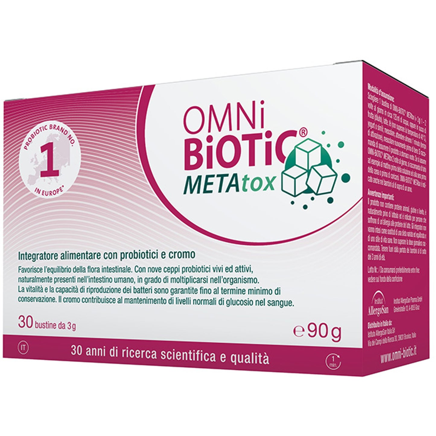Omni Biotic Metatox 30 Bustine 3 G Senza Glutine Senza Lattosio