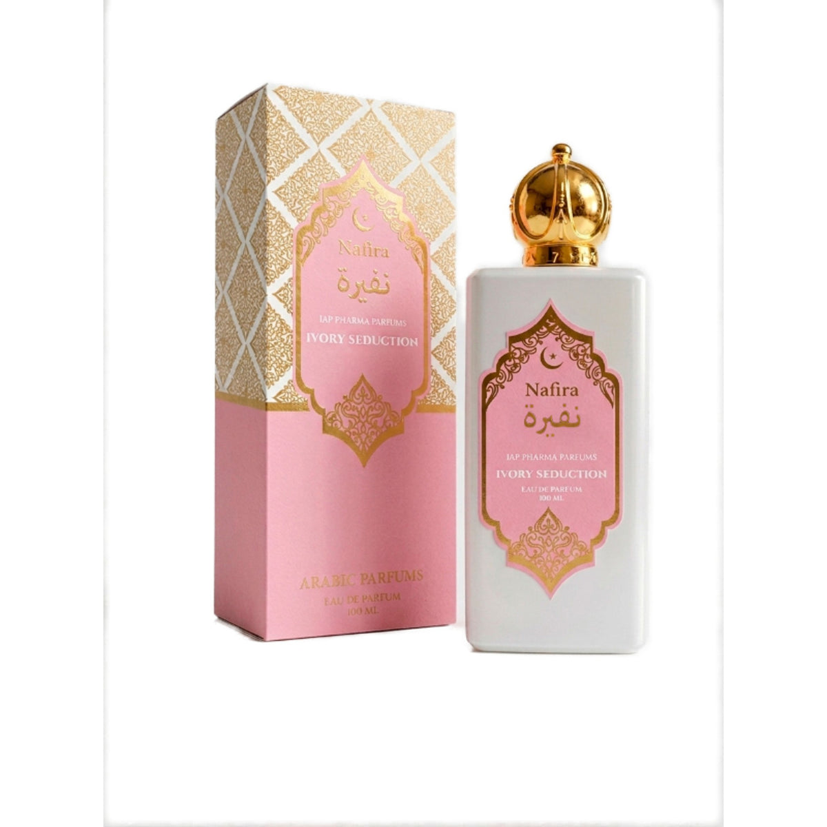 Frasco Eau De Parfum Nafira Ivory Seduction 100 Ml