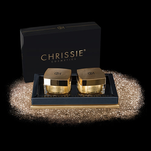 Chrissie Box Oro 24K, crema e maschera illuminante rassodante